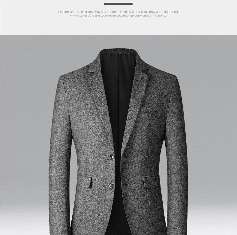 Brownon marca negócios jaquetas casuais para homens primavera e outono cor sólid