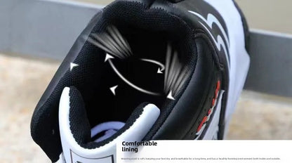 Primavera 2025 moda masculina tênis de basquete esportes ao ar livre alta superi