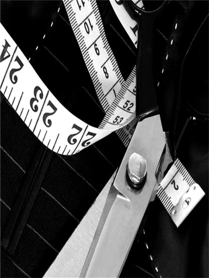 Ternos masculinos de lã tweed, marrom/preto, espinha de peixe