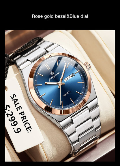 PENGAGAR Luxo Quartzo Homem Relógio de Pulso Esporte Homens Relógios À Prova D '