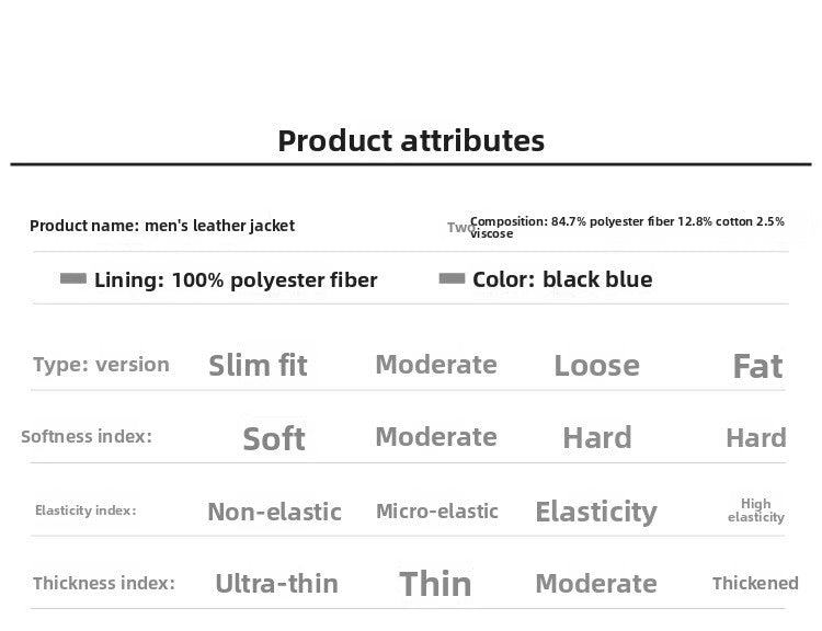 Jaqueta de motocicleta slim fit masculina, casaco de couro com gola elegante