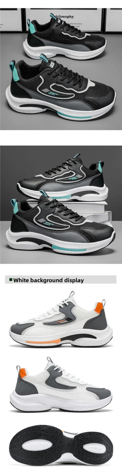 Novos sapatos esportivos de verão masculino 2025 divertido moda malha leve tênis